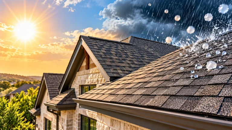 Best roofing shingles for Texas weather with hail and wind resistance in Keller and North DFW